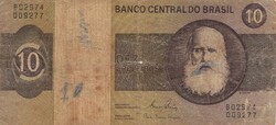 10 cruzeiro cruzeiros 1980 Brazilia