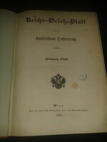1858. Reichs-Gesetz-Blatt für das Kaiserthum Oesterreich