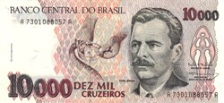 10000 cruzeiro cruzeiros 1993 Brazilia UNC