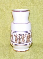 Görög aranyozott porcelán váza