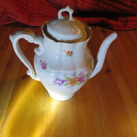Antik osztrák teás/kávés porcelán kanna