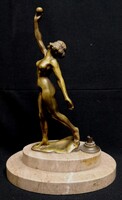 DT/526. Maugsch Gyula – Éva bronz figura