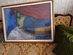 Angyalföldi Szabó Zoltán pasztellképe