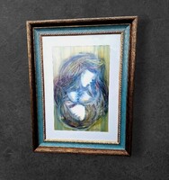 Macskássy Izolda Gyönyörű Nagyméretű festménye