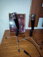 Működnek! AKG TWIN mikrofon D11D HL stereo twin Austria vintage