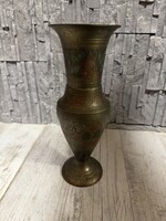 Indiai bronz váza