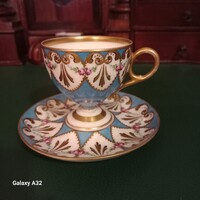 Francia sêvres antik porcelán gyűjtői darab, kézzel festett !