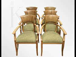 Hat db antik stílusú étkező/tárgyaló szék felújítva