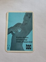 KHV 1974. évi kártyanaptár - Egész évben minden nap Üdén, frissen őrzi BAC