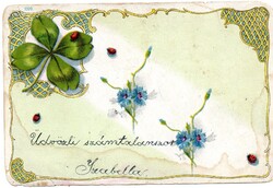 Képeslap: Katica bogár. 1901.