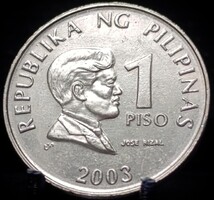 Fülöp-szigetek 1 Piso, 2003 Nem mágneses A15C4