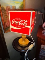 Retró Coca Cola asztali lámpa