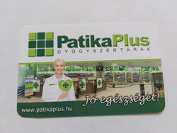 PatikaPlus gyógyszertárak kártyanaptár 2017