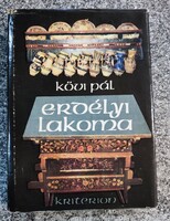 Kövi Pál Erdélyi lakoma - Kriterion kiadó. 1980.