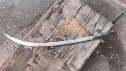 Régi keleti, idiai Tulwar (kard)