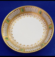 Altwien kézifestett aranyozott kistányér 1820-27 .
