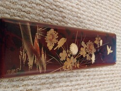 Antik japán urushi lakk díszdoboz