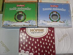 3 db regi szaloncukros doboz