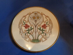 SZECESSZIÓS FAJANSZ EDÉNY ALÁTÉT ca 1900