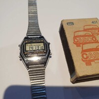 Retro 4 gombos 7 zenés halálmenő szép állapotú női kvarcóra quartz szocreál karóra