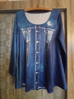 Farmer jellegű blúz