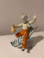Aladdin Hollóházi porcelán figura