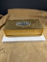 Gyönyörű réz REUGE STE CROIX zene dobozka