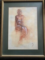 Lajos Csáky: Fading nude