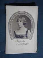 Képeslap,film,mozi,művészet,Henriette Möbius színésznő,1917-