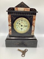 Viktoriánus márvány kandallóóra