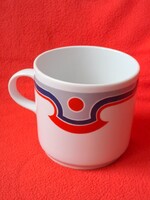 Bella mintás Alföldi porcelán kakaós bögre