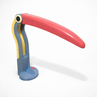 Vintage Tukán designer asztali lámpa by H.T. Huang