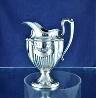 GYÖNYÖRŰ, ANTIK EZÜST TEJSZÍNES KIÖNTŐ, SVÉD, 1900!!!