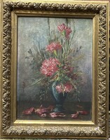 Zsolnay Júlia : Szegfűk