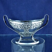 KÜLÖNLEGES, ANTIK EZÜST CUKORKA TARTÓ,NÉMET, PADERBORN, CA. 1790!!!