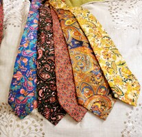 Selyem nyakkendők 5db, vintage