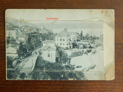 Képeslap, Monarchia - a K.u.K. tábori kórházból - Lovrana / Lovran (Isztria)