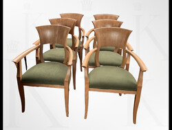 Hat db antik stílusú étkező/tárgyaló szék felújítva