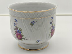 Hollóházi hajnalka mintás nagy kaspó  TP4