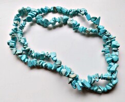 Hosszú türkiz köves nyaklánc