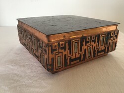 Móga Sándor réz doboz