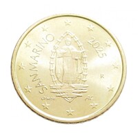 San Marino,50 eurocent 2025 aUNC+ réz