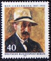 BB434 /  Németország - Berlin 1972 Max Liebermann bélyeg postatiszta