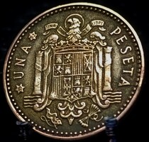 Spanyolország 1 peseta 1963 "63" 01D1