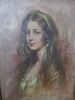 EREDETI INNOCENT FERENC : FIATAL HÖLGY PORTRÉJA