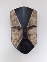 Antik afrikai Igbo népcsoport fa maszk Nigéria africká maska afrikanische Maske D24 658 6167
