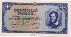 Magyarország 1000000 pengő 1945 G