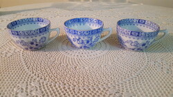 Seltmann"China Blau" porcelán csésze 3 db.
