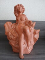 Mihály Mészáros: Seated Female Nude