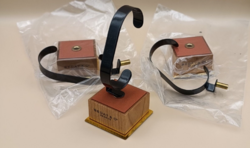 3x új BEDAT & CO svájci luxusóra óra fa pedestal tartó vitrin állvány VINTAGE